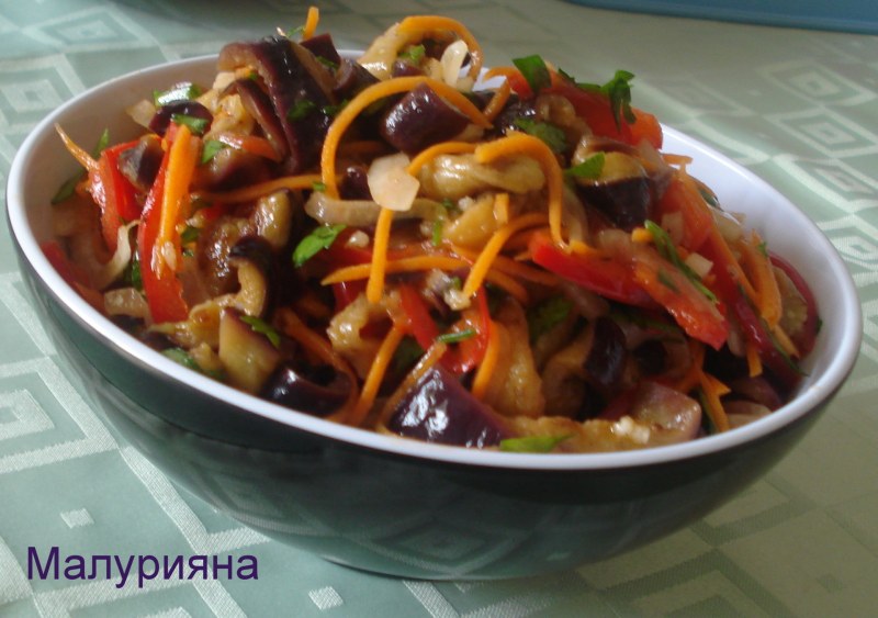 Салат из печеных овощей
