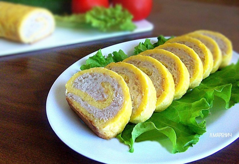 Филе индейки рулет