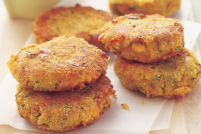 Котлета с кускусом