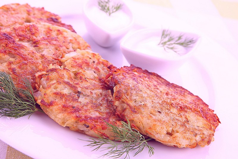 Картофельные оладьи драники