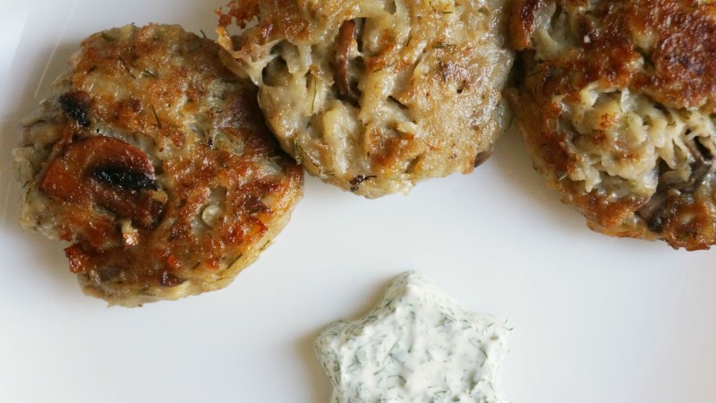 Картофельные драники с мясом