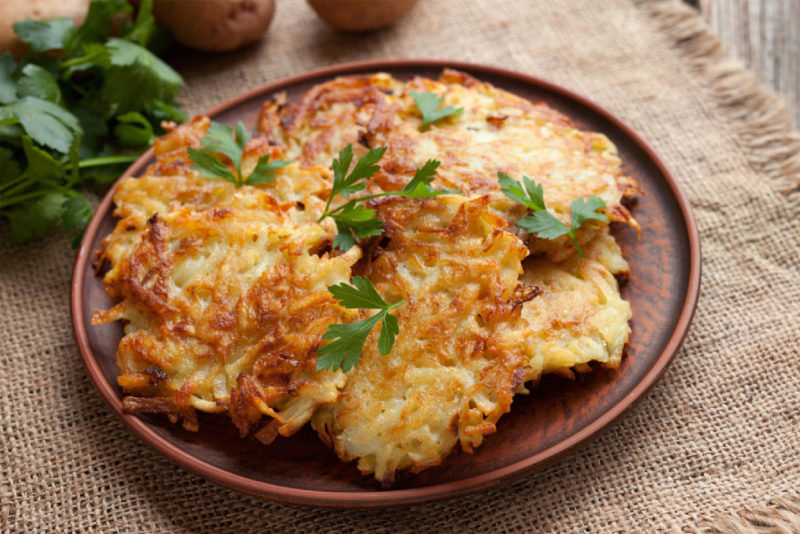 Куриные оладьи