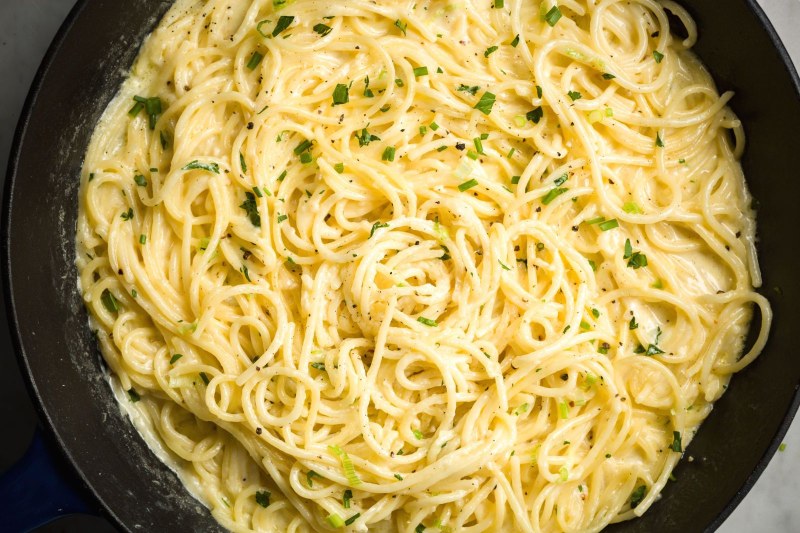 Sprinkle Spaghetti with Cheese