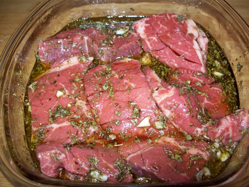 Кусочки мяса
