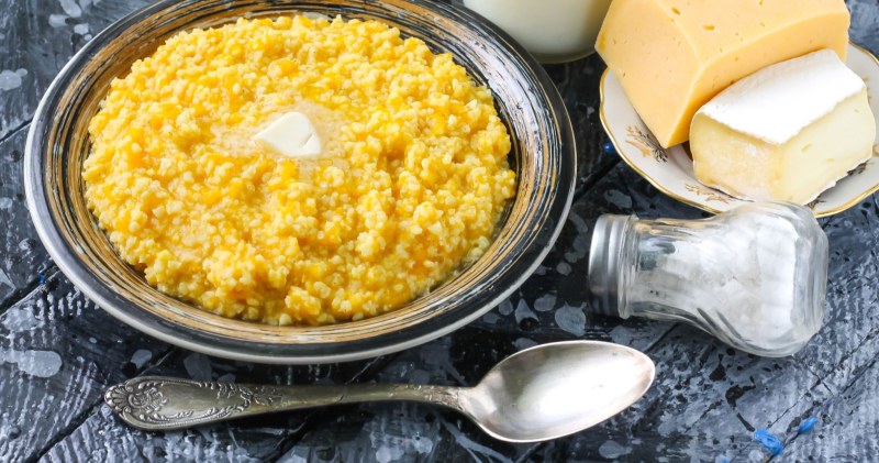 Пшенная каша со сливочным маслом