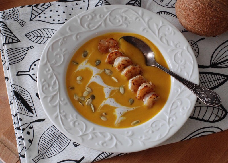 Curried Butternut Squash Soup