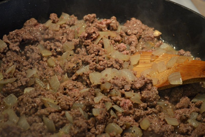 Фарш мясной с луком