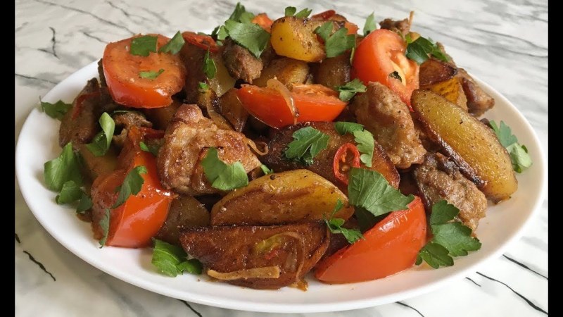 Оджахури с картошкой