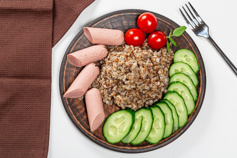 Гречневая каша с сыром