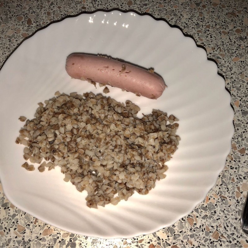 Гречка с горохом