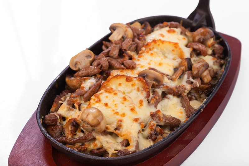 Скоблянка мясная с грибами