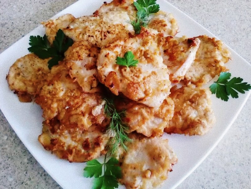 Отбивная из куриной грудки