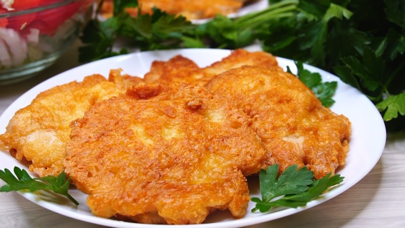 Рыбное филе в сырном кляре