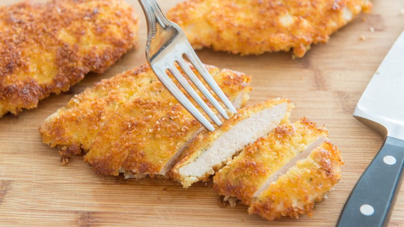 Куриные отбивные с сыром