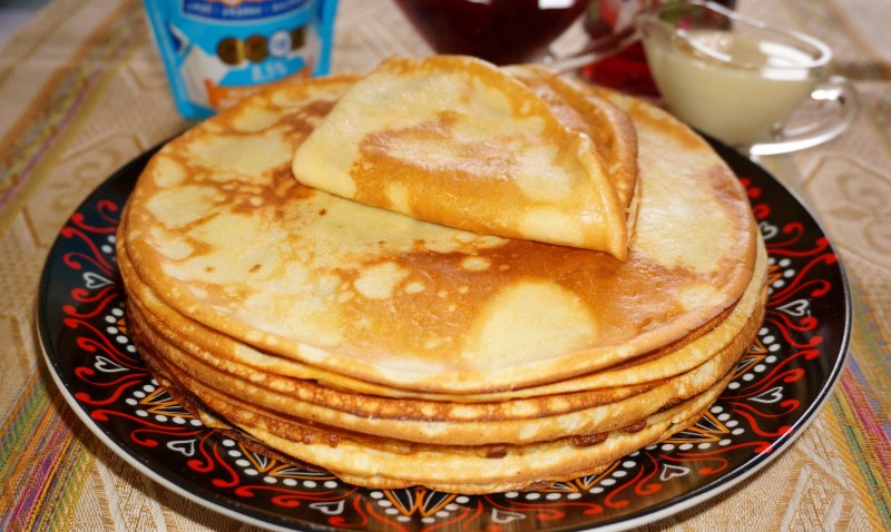 Блины на кефире