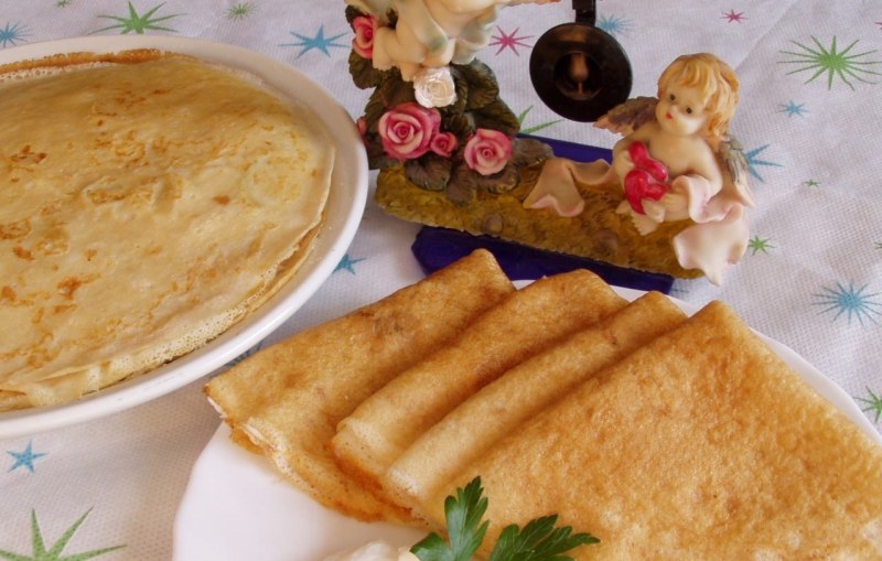 Блины на кефире