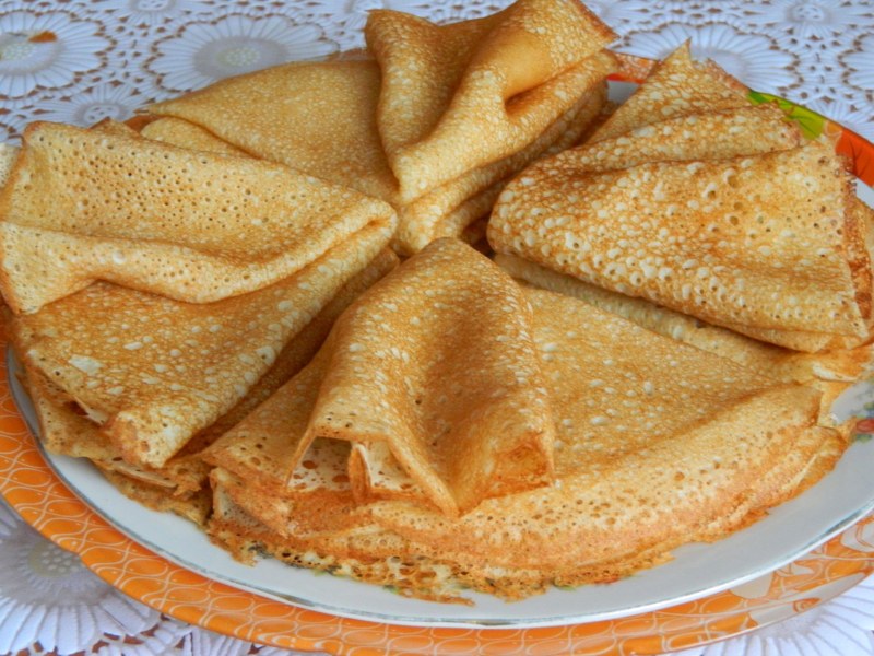 Как приготовить блины на закваске рецепт