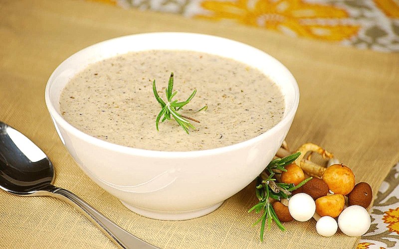 Грибной суп-пюре из шампиньонов